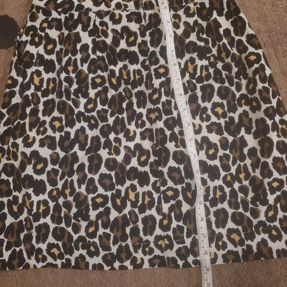Leopard Corduroy Skirt - Picture 3 of 3